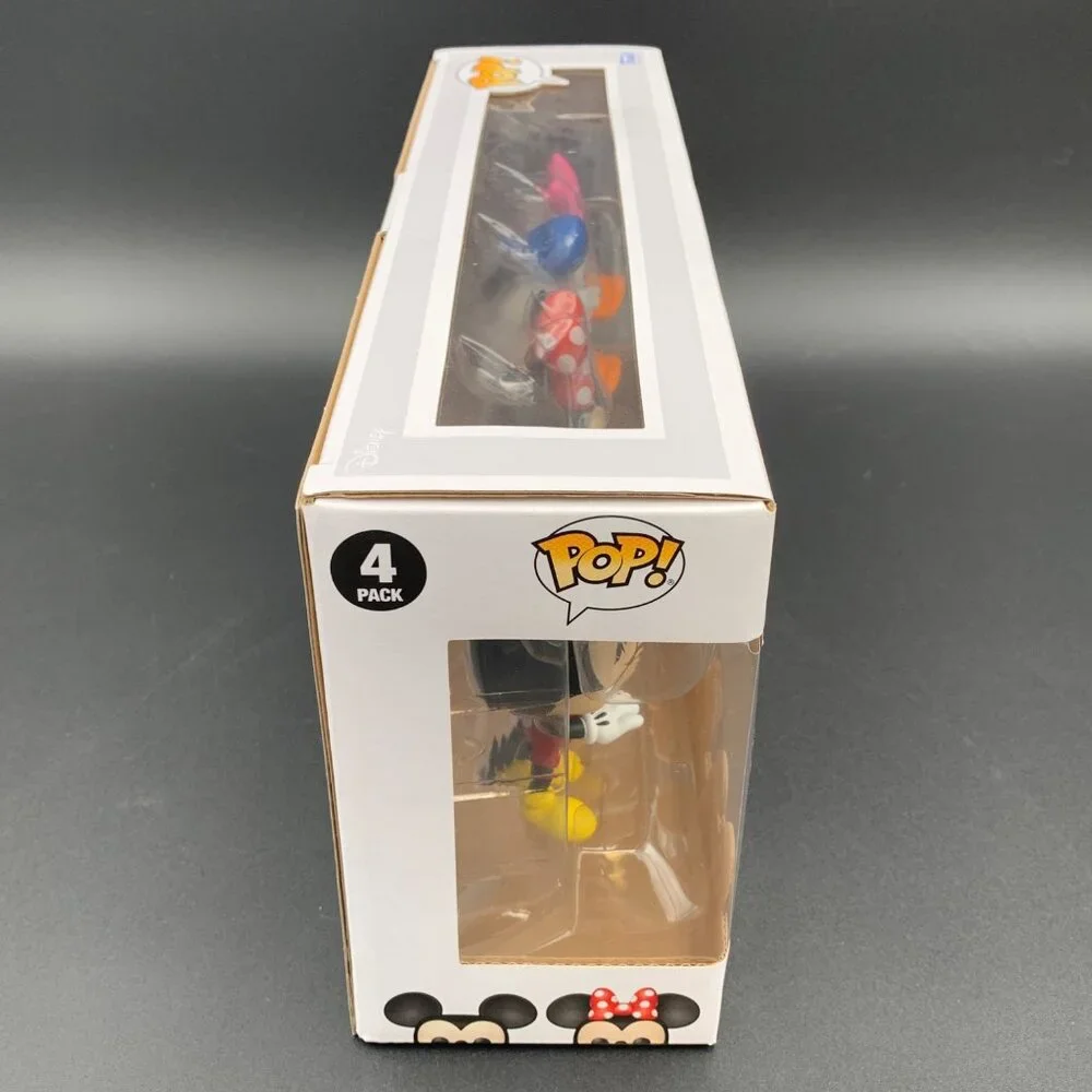 Funko Pop Disney 100 Mickey Minnie Donald Daisy 4 Pack Walmart Exclusive